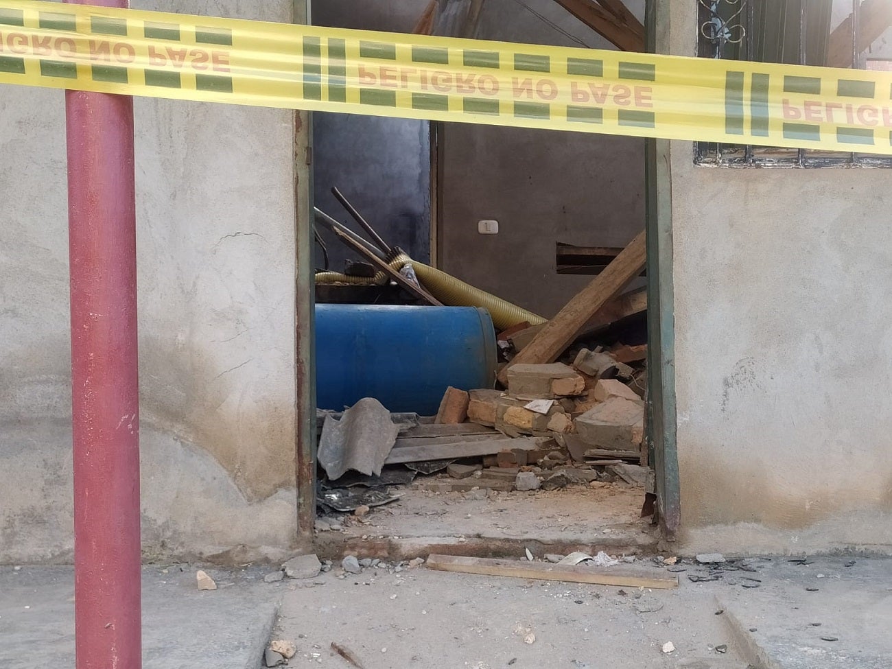 Hay un sector de Pozo 7 en el que se impide el acceso de personas.