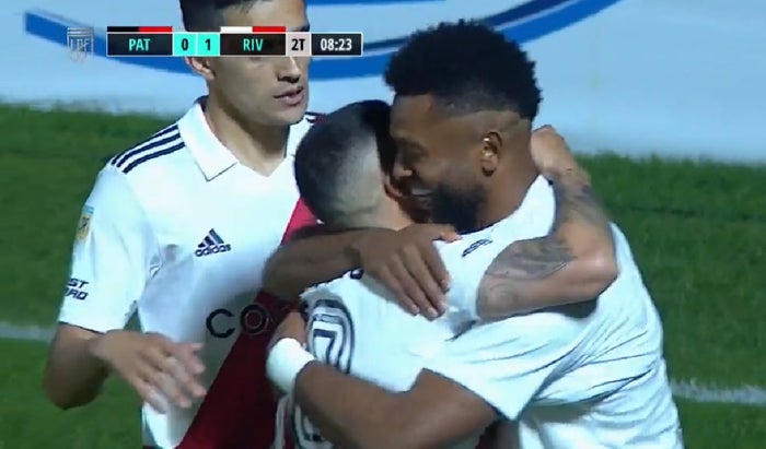 Juan Fernando Quintero y Miguel Ángel Borja