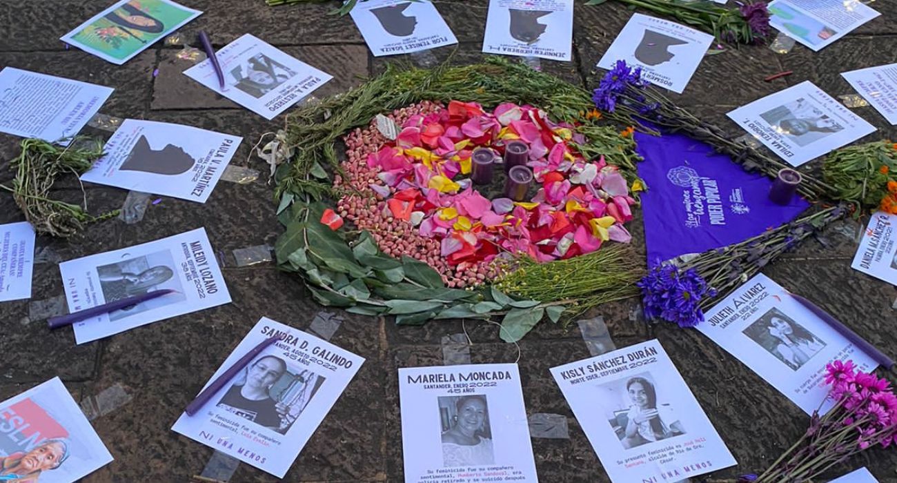 Marcha feminista en Bucaramanga 25N