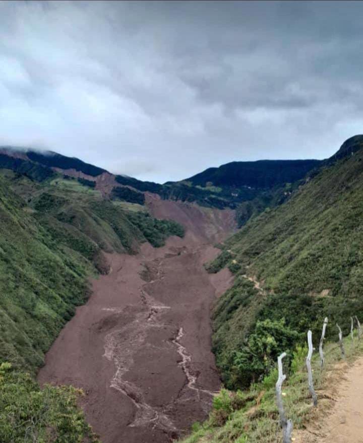 Derrumbes en Villa Caro en Norte de Santander