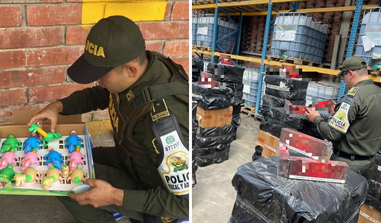 Policía incauta mercancía ilegal Bucaramanga