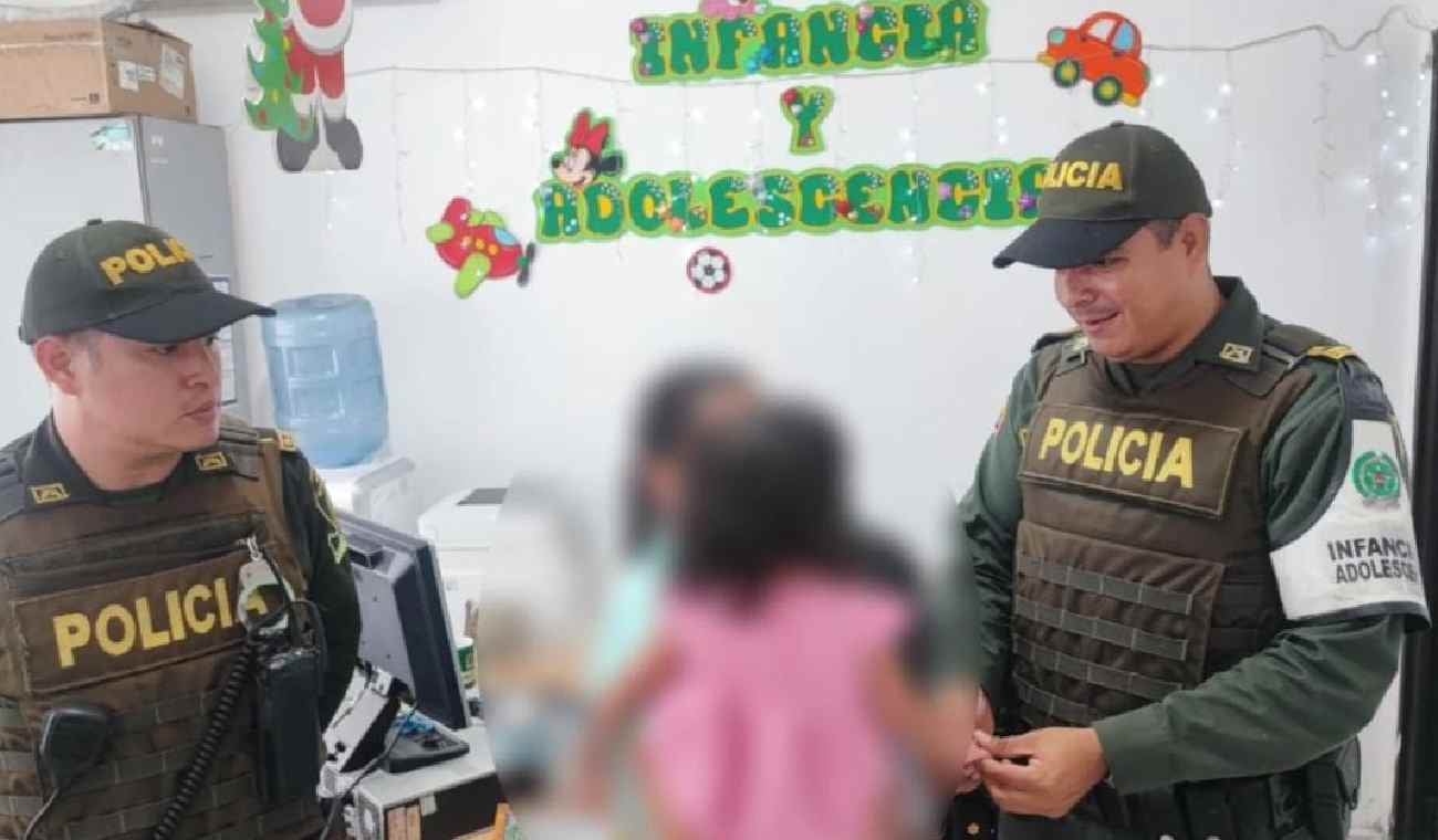 Policía rescató menor de edad