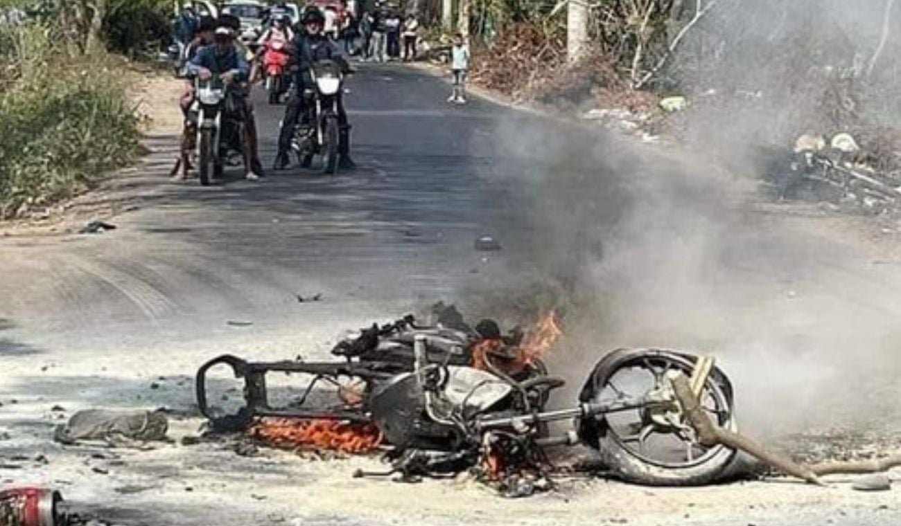 Motociclista muere quemado en un accidente en Puerto Wilches