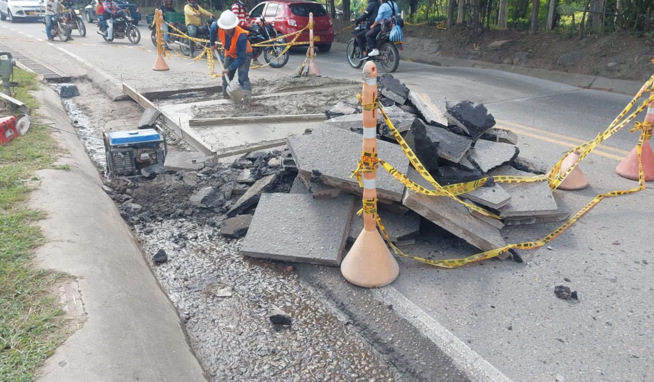 Reductores de velocidad generan congestión vial en el sur del Bucaramanga