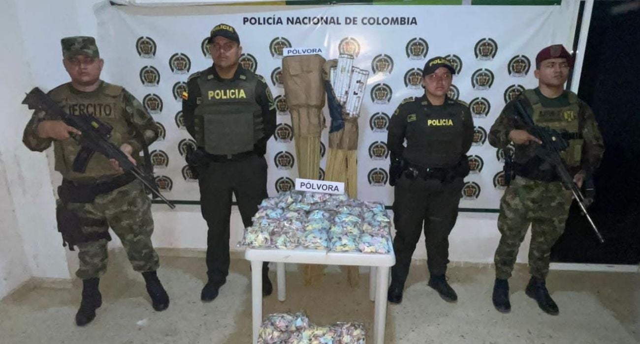 Pólvora incaurada en Puerto Wilches