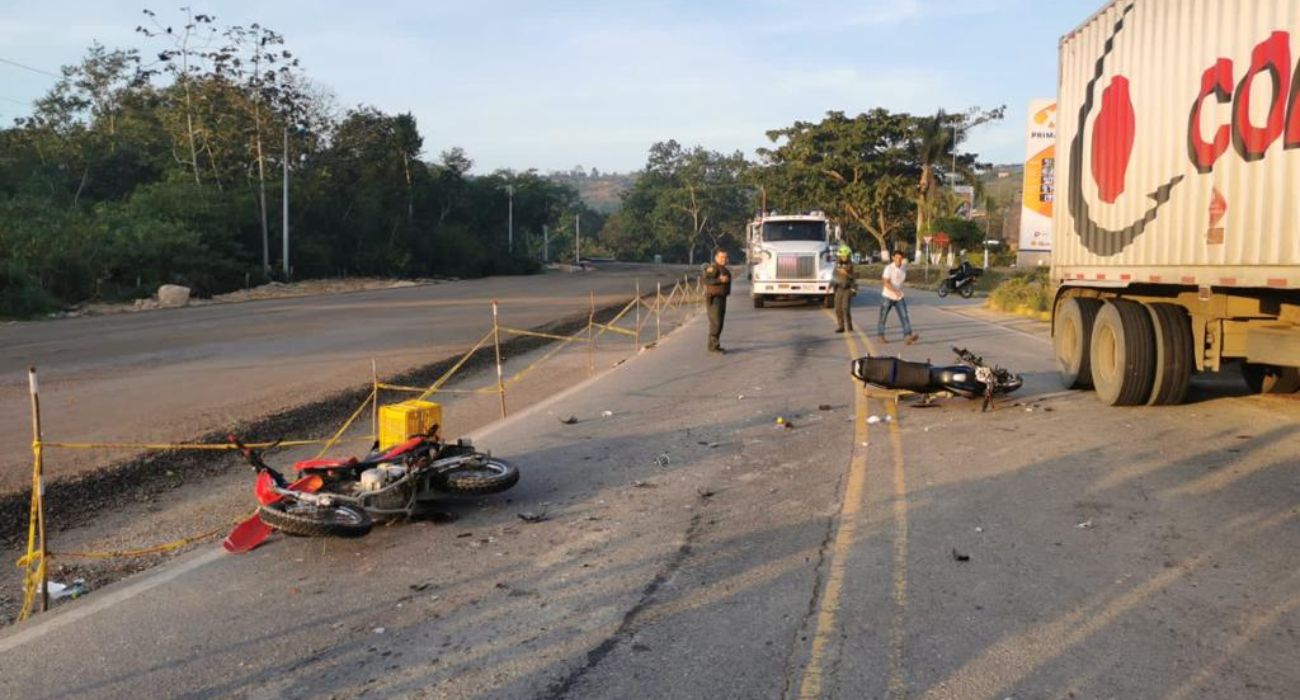 Accidente de tránsito en Lebrija