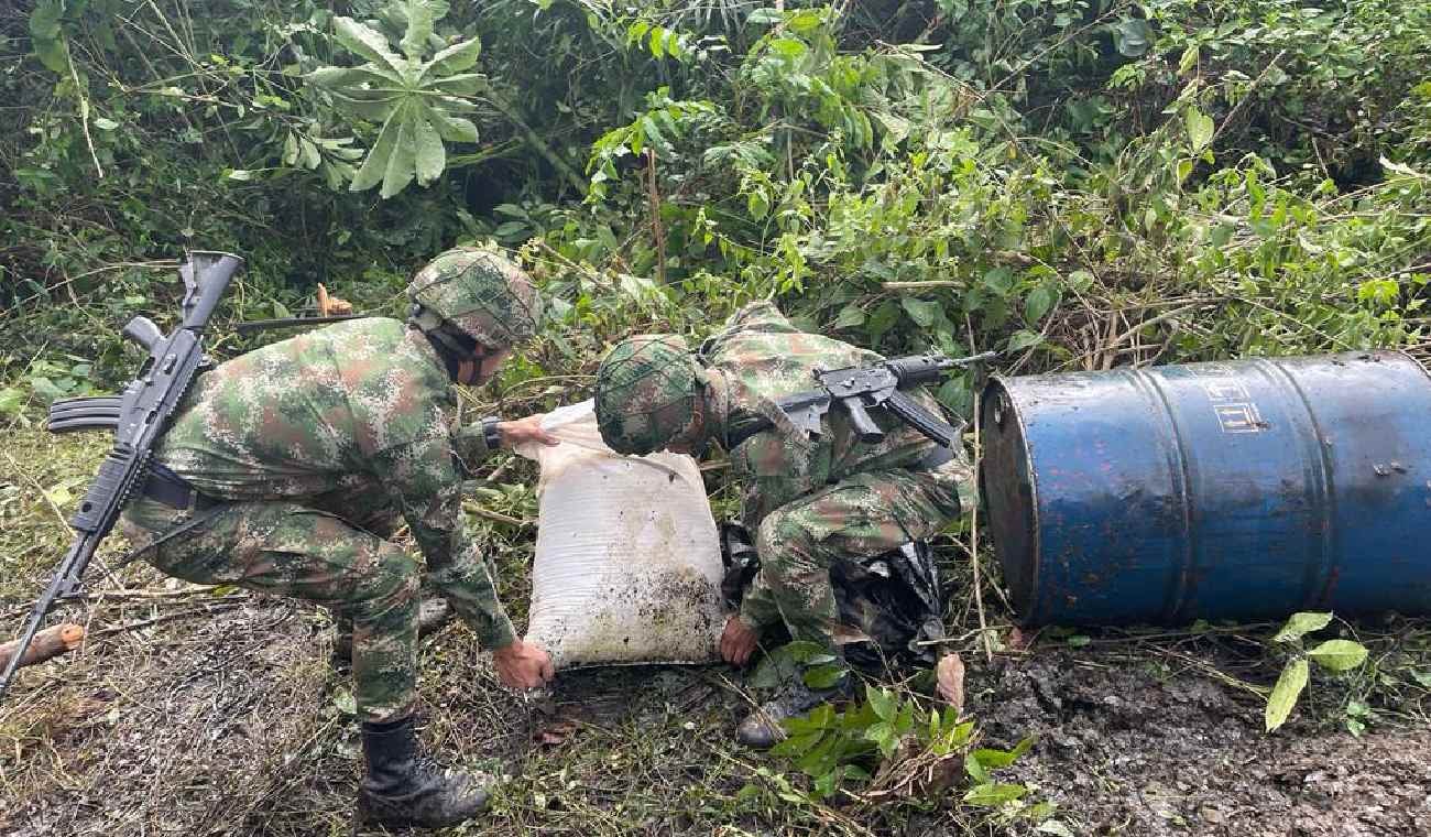 Laboratorio destruído en Norte de Santander