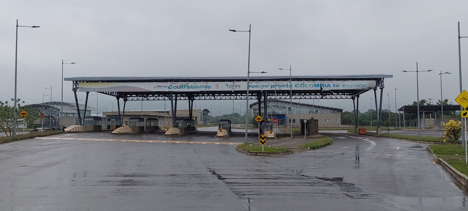 Puente de Tienditas en zona de frontera