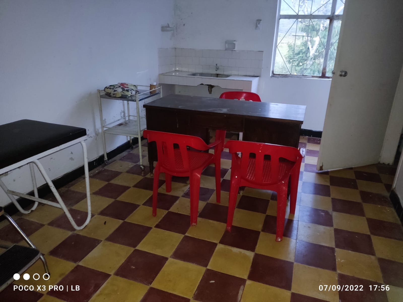 Centro de salud en Virolín, vereda de Charalá