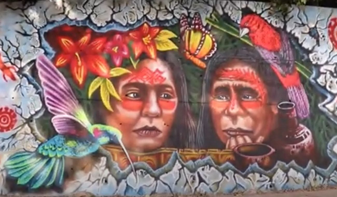 Mural arte en Floridablanca
