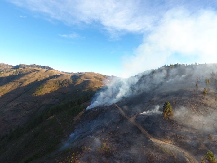 Incendio Forestal en Chiatagá en Norte de Santander