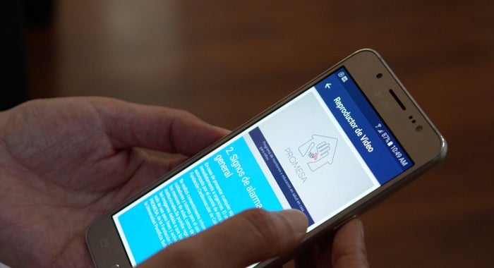 Aplicación de la FCV para monitorear cardiopatías