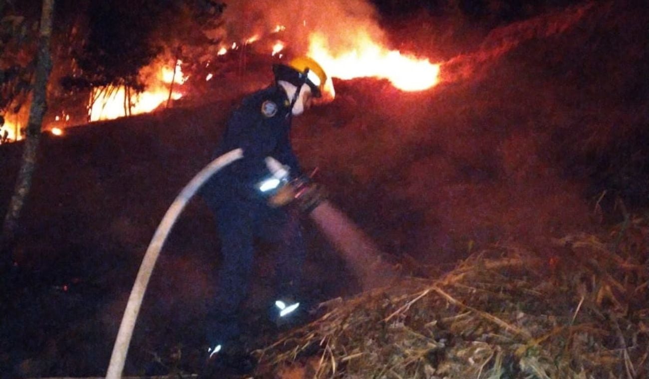 Incendios forestales en Santander