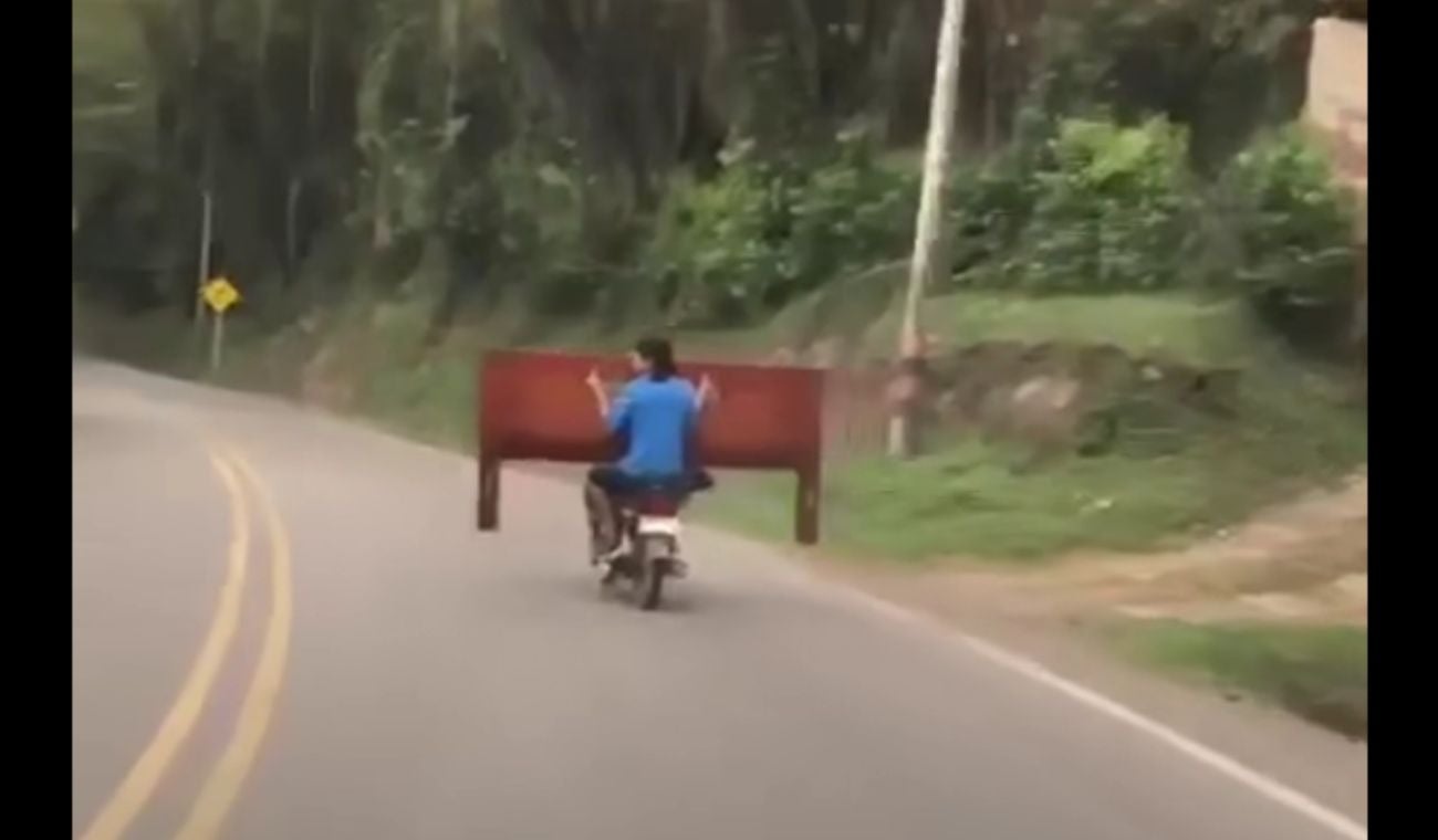 Imprudencia en la vía Bucaramanga - San Gil