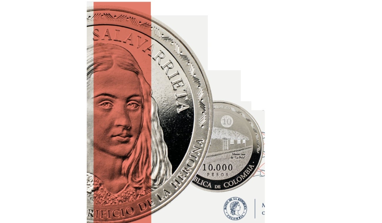 Moneda de $10.000 que circula a partir de hoy en Colombia