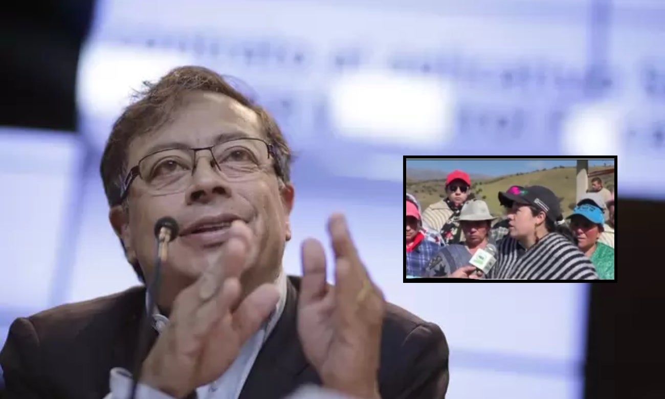 Campesina regaña a Petro