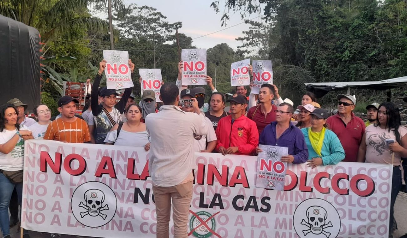 Protesta licencia ambiental explotación minera en San Vicente y Carmen de Chucurí