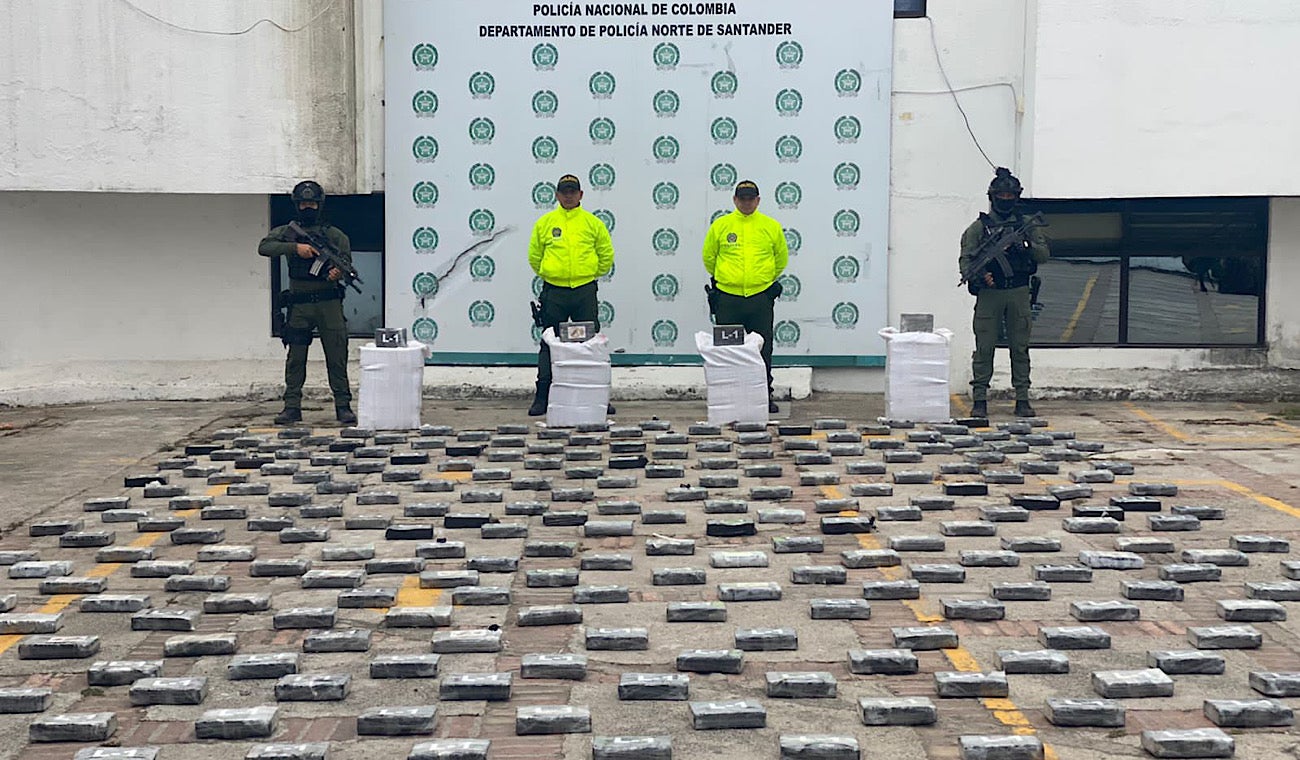 Cargamento de droga incautado