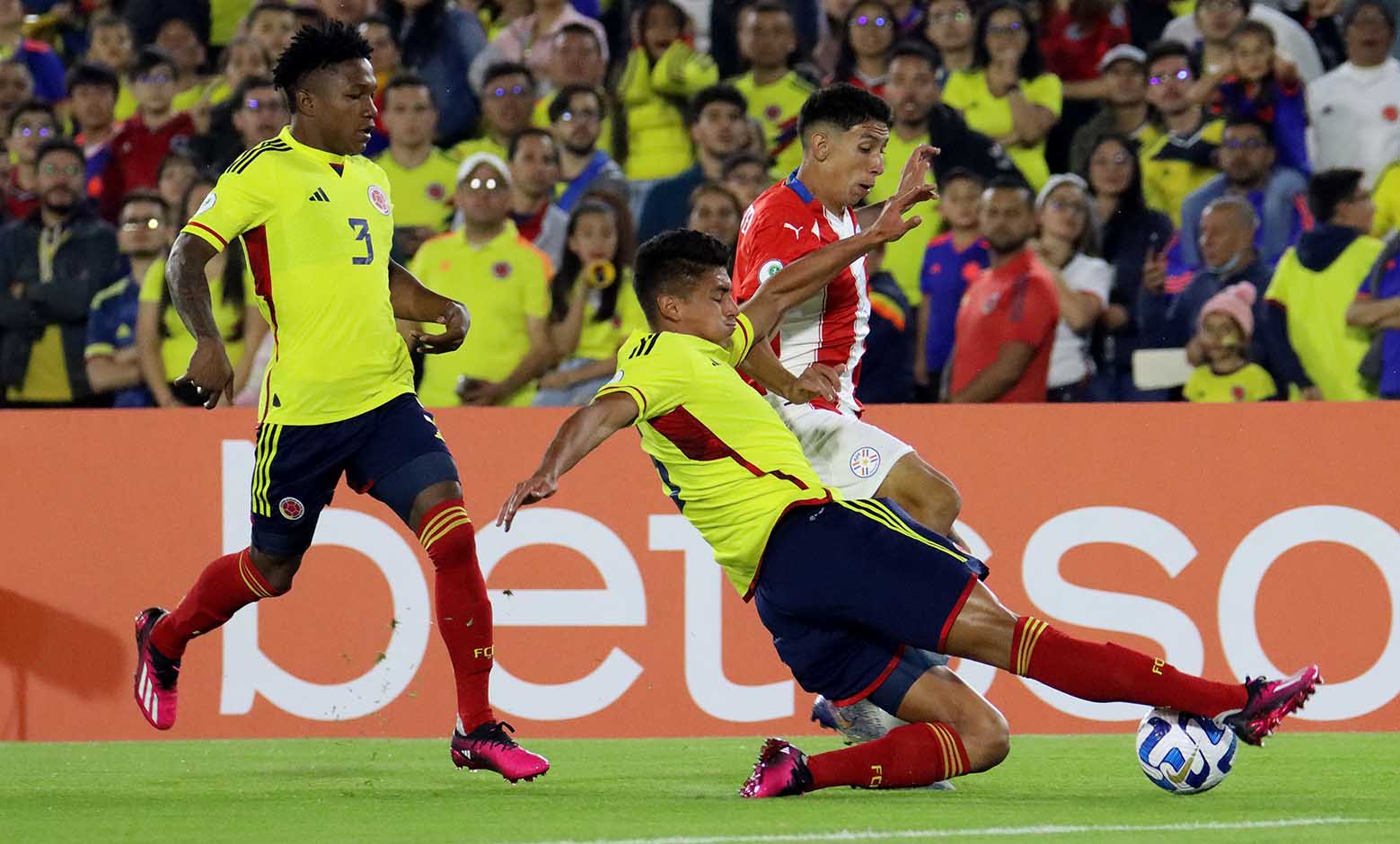 Colombia vs Paraguay; hexagonal Sudamericano sub 20