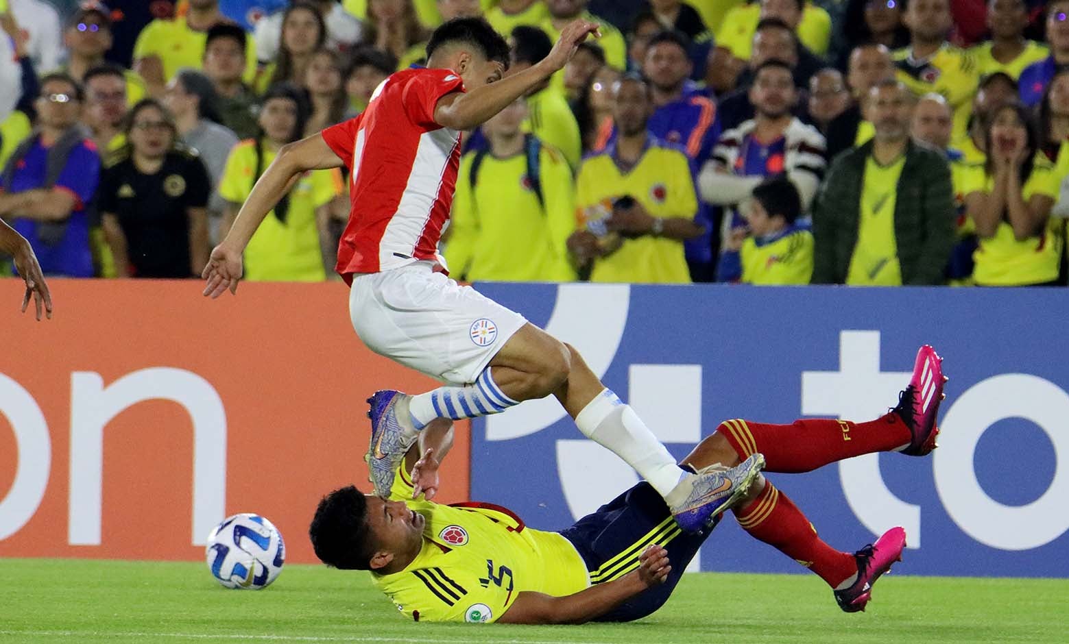 Colombia vs Paraguay; hexagonal Sudamericano sub 20