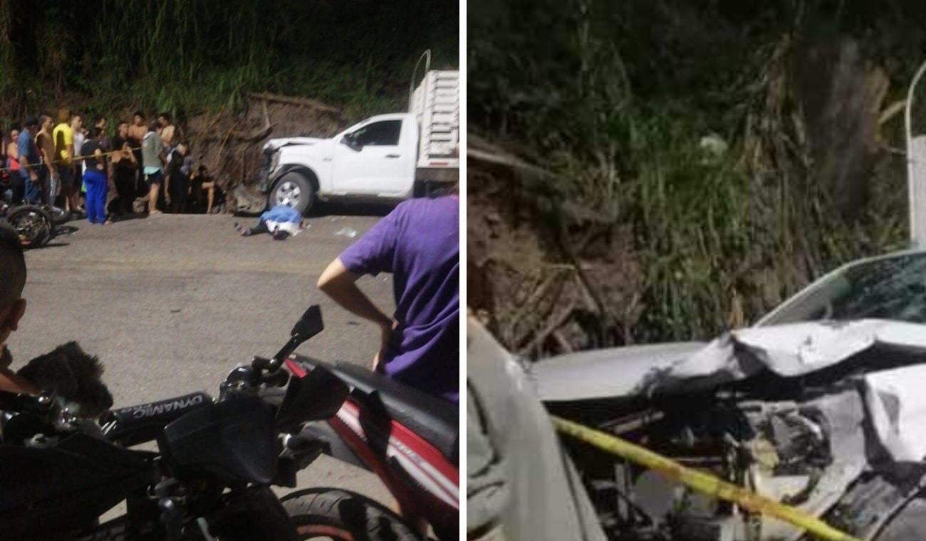 Al parecer una imprudencia sería la causa del accidente.