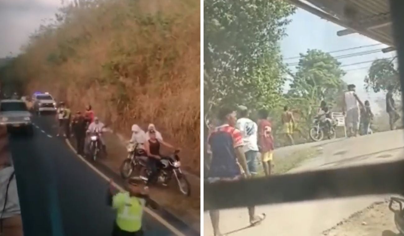 Enfrentamientos hinchada del Atlético Bucaramanga en Tolú