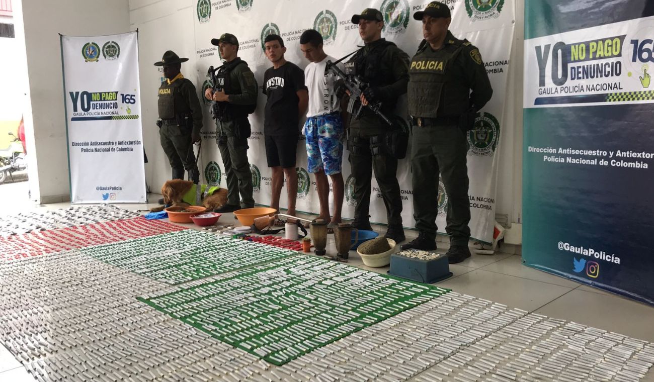 Capturados con más de 8.000 dosis de estupefacientes.