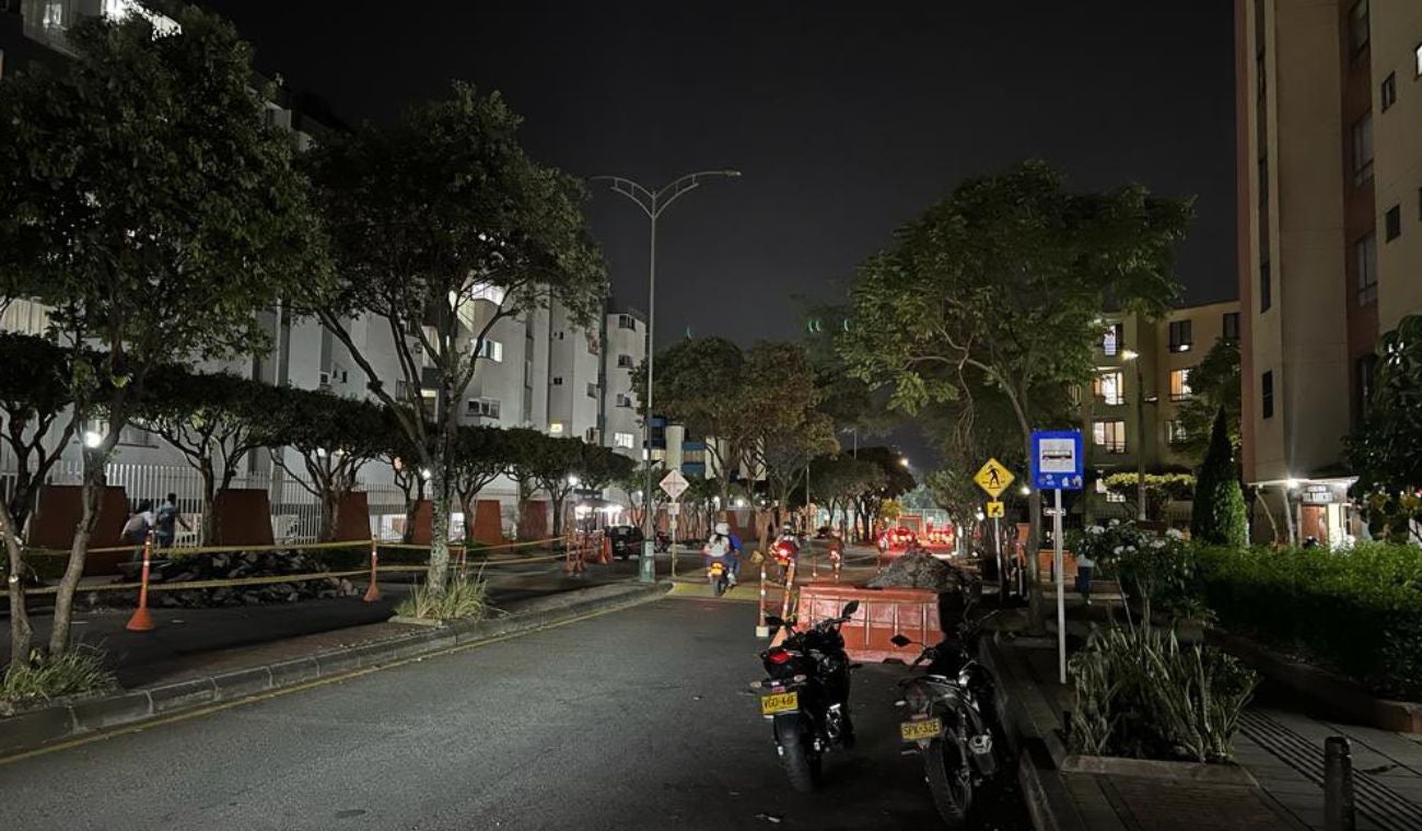 Falla en el alumbrado público de Bucaramanga