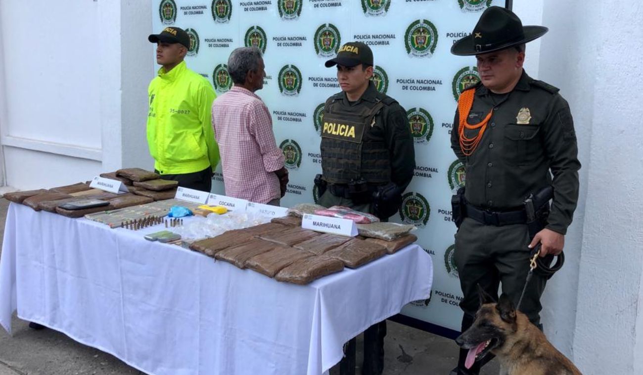 Captura con estupefacientes