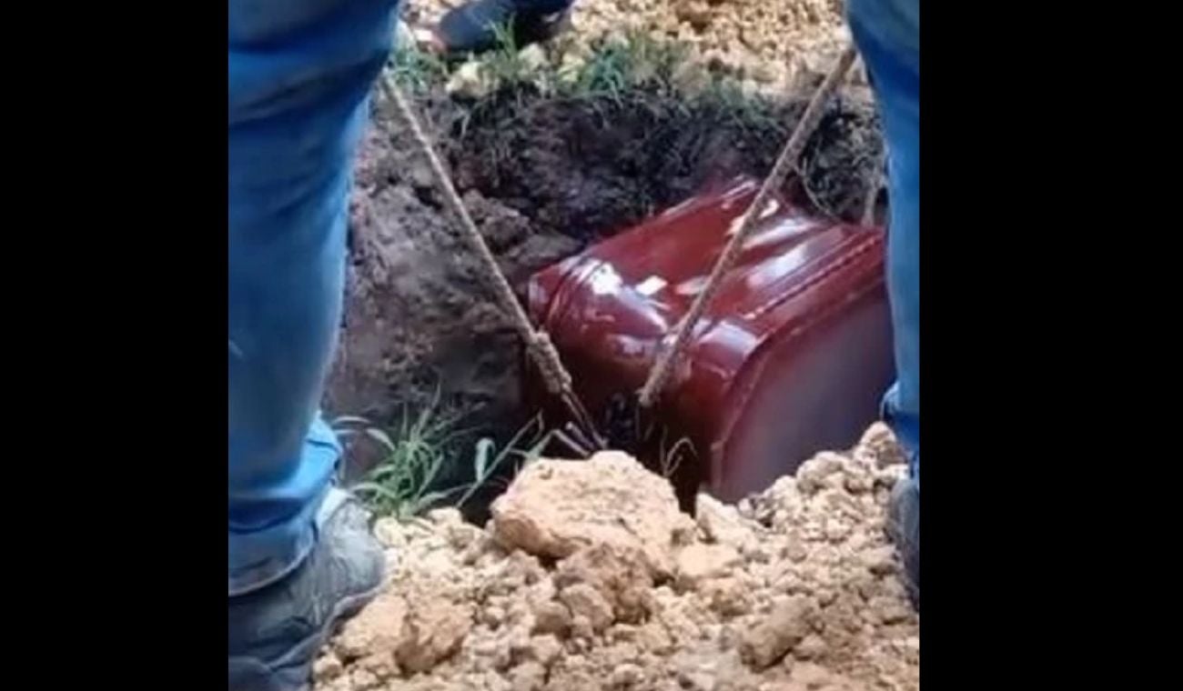 Entierro de líder político en Santander