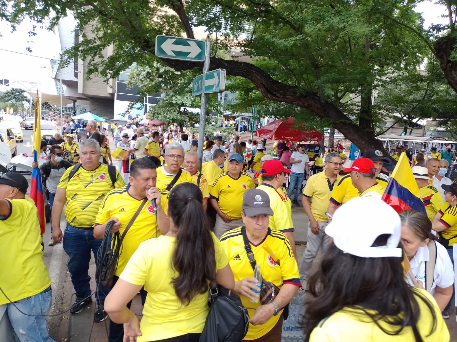 Protestas en Cúcuta contra las reformas de Petro