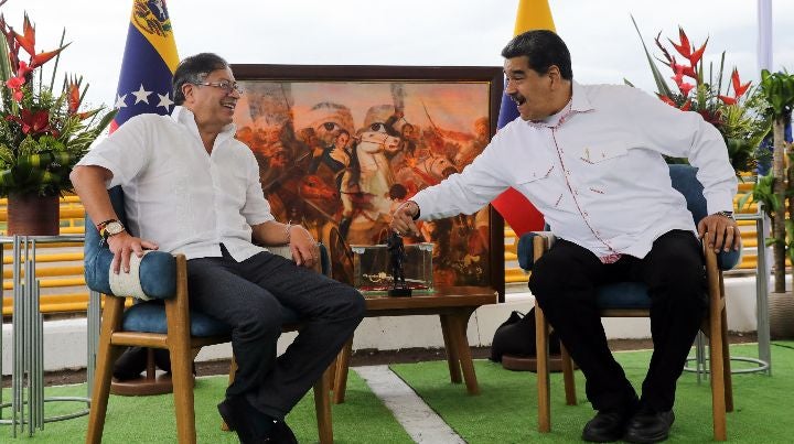 Encuentro de Petro y Maduro en la zona de frontera
