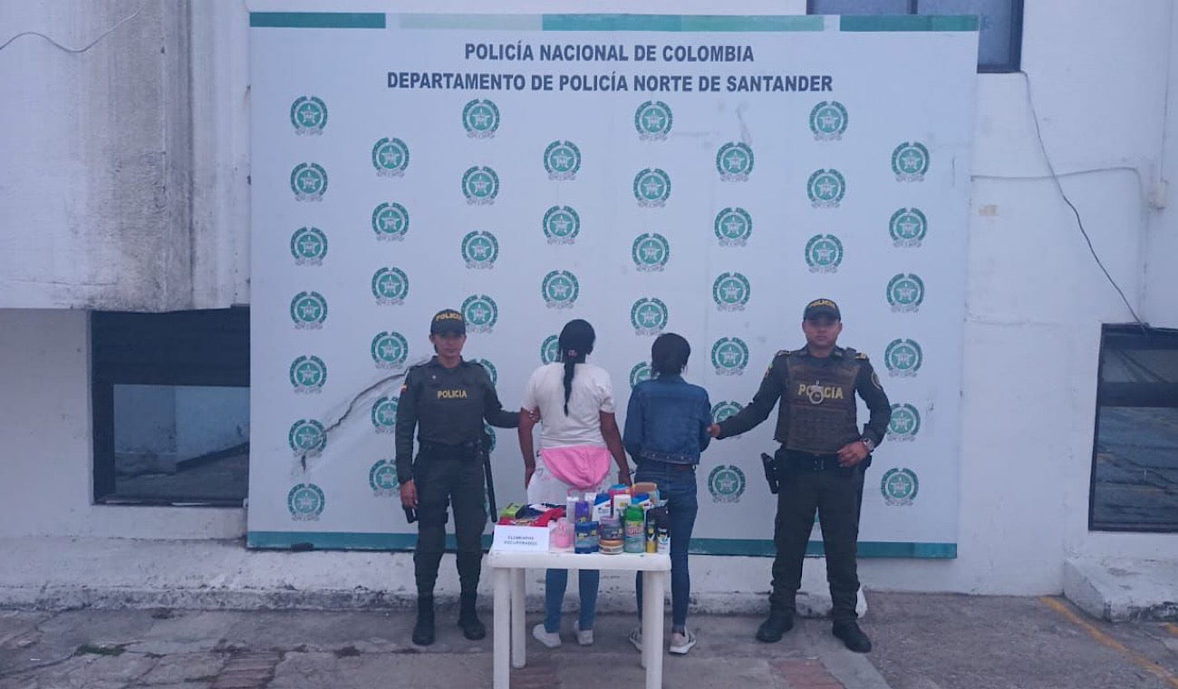 Mujeres capturadas en Ocaña