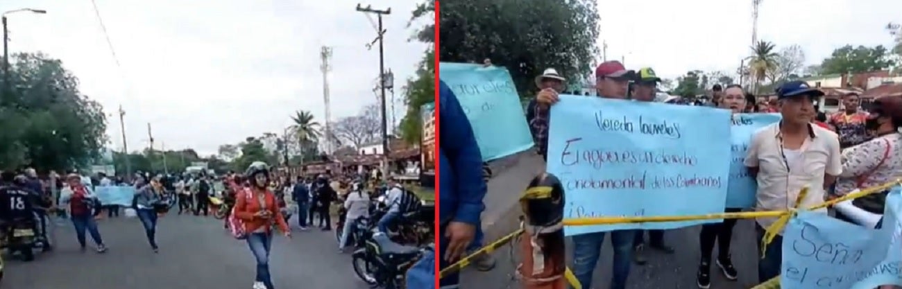 Los líderes aseguran que son 25 mil personas las que están sin el servicio.