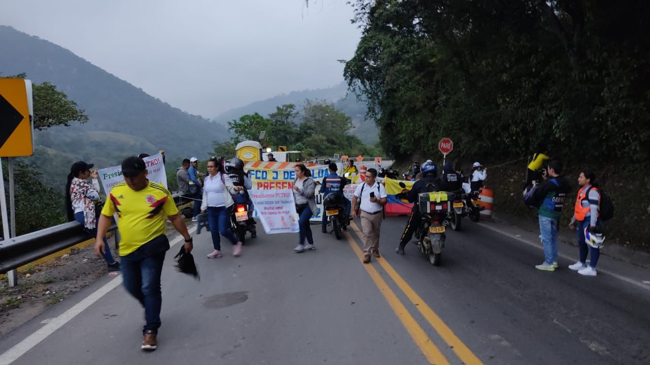 Protesta de Docentes del Catatumbo
