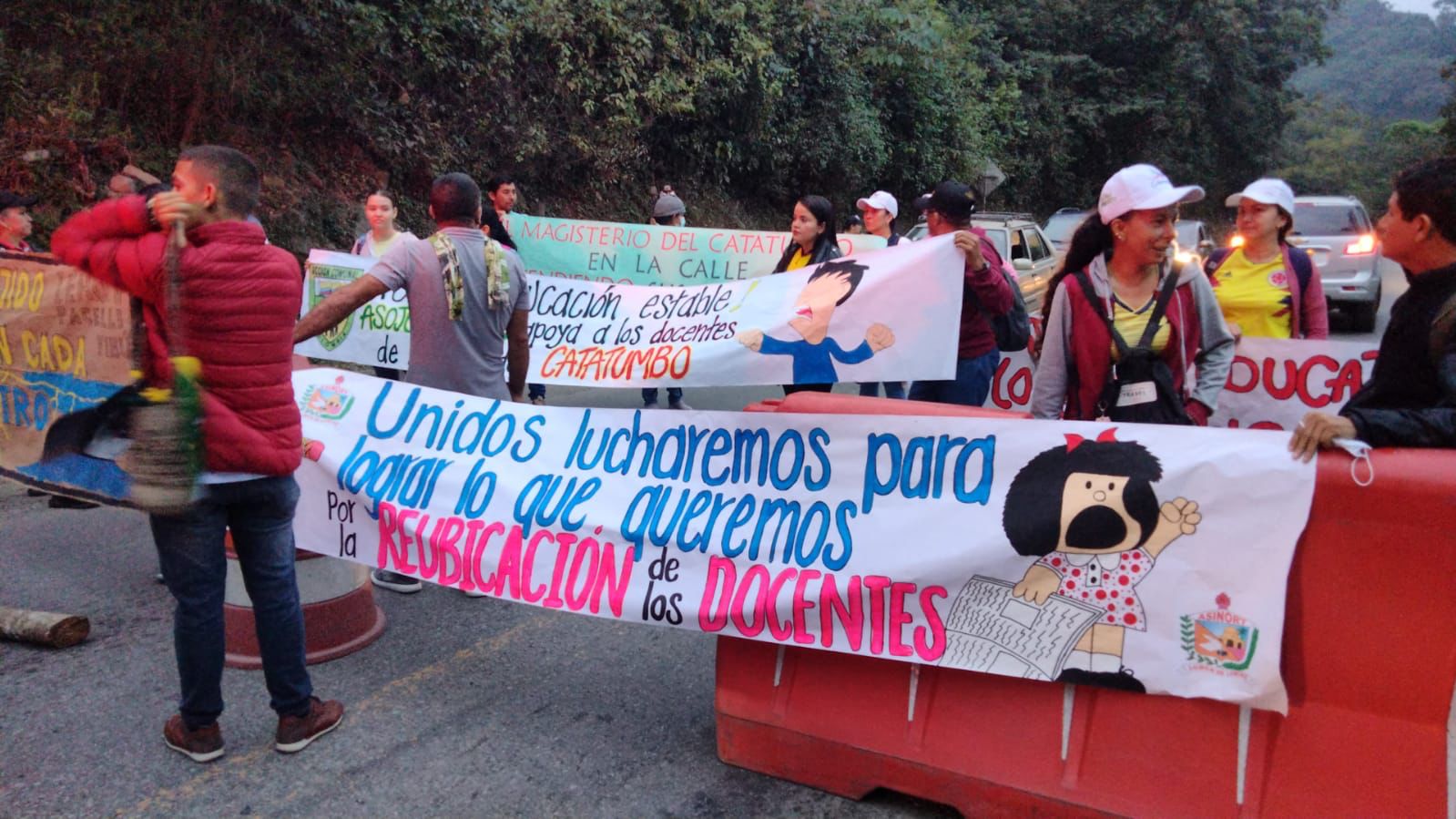 Protestas de Maestros del Catatumbo