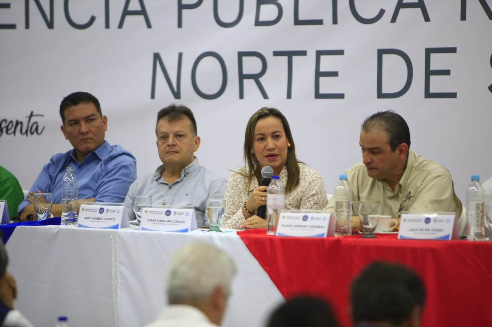 Ministra de Salud en Norte de Santander