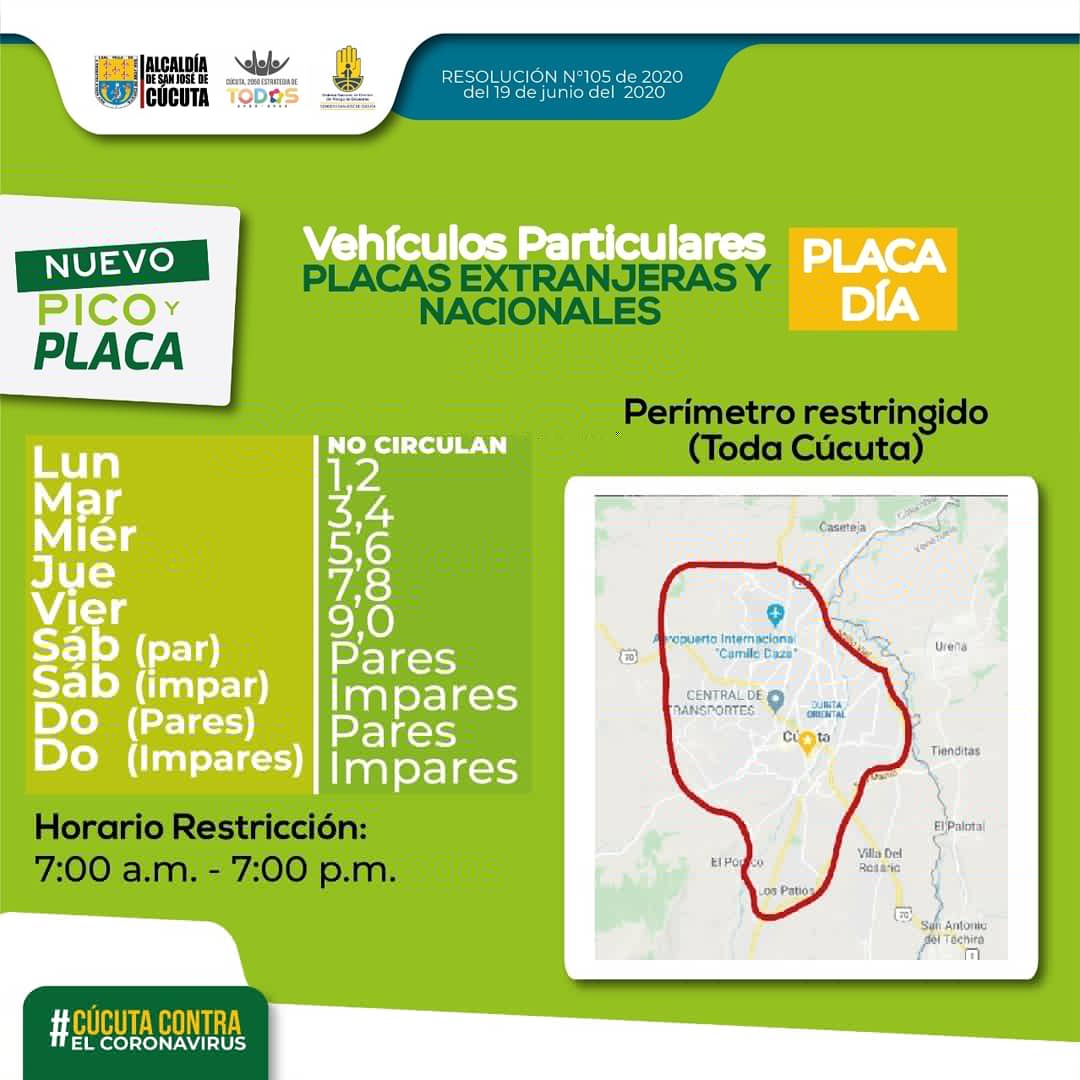 Placa día Cúcuta