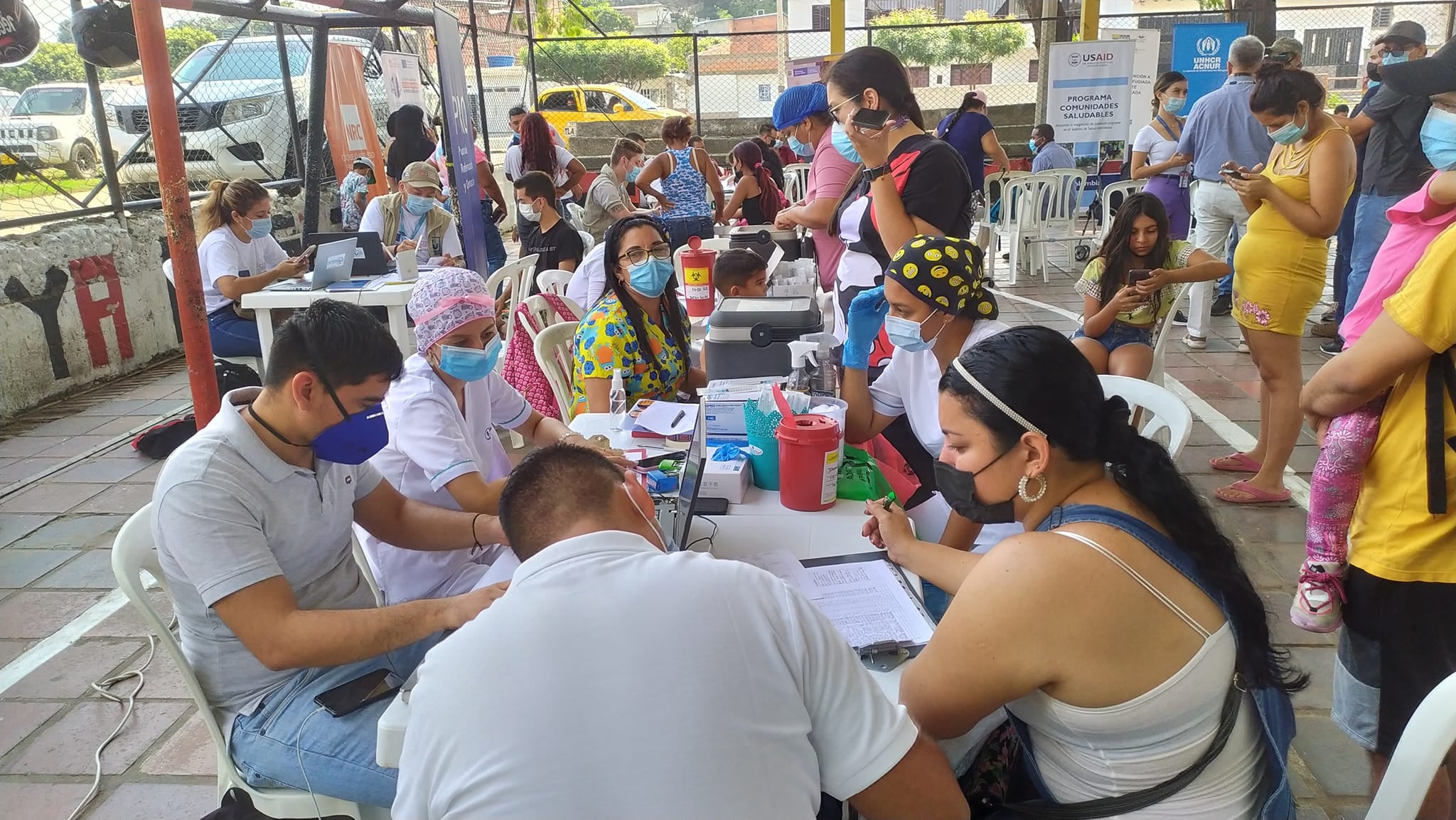 Atención a población migrante y local en Cúcuta