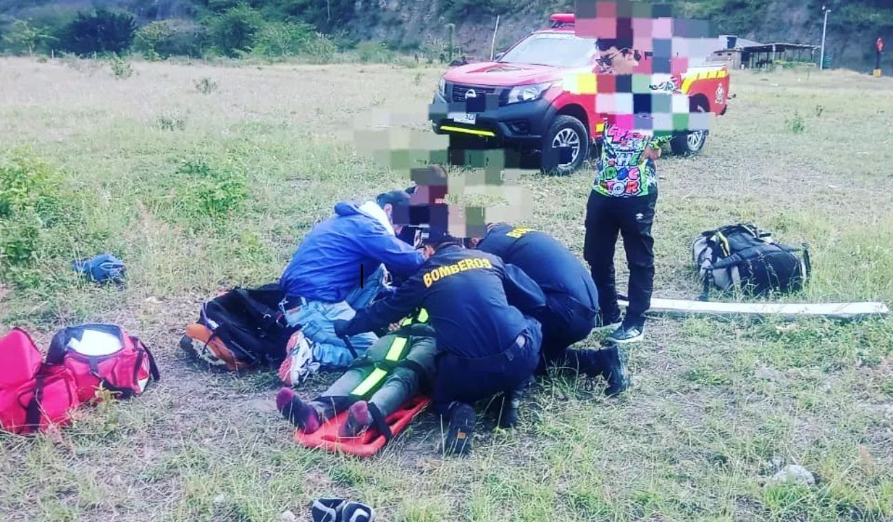 Parapentista se accidentó en Santander