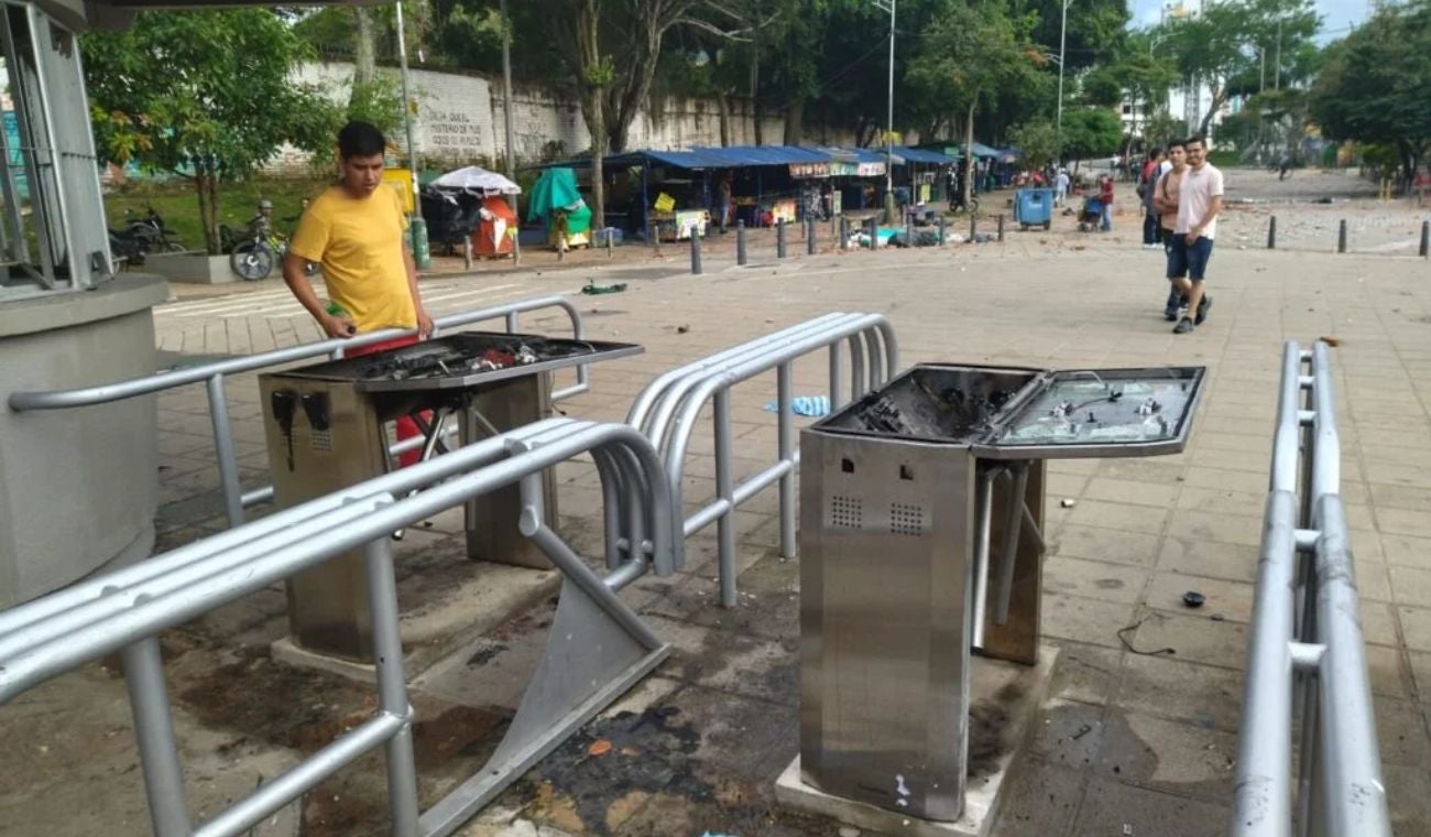 Disturbios en la UIS