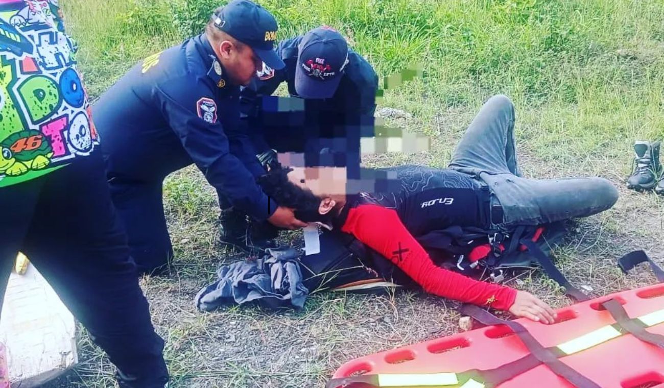 Parapentista se accidentó en Santander