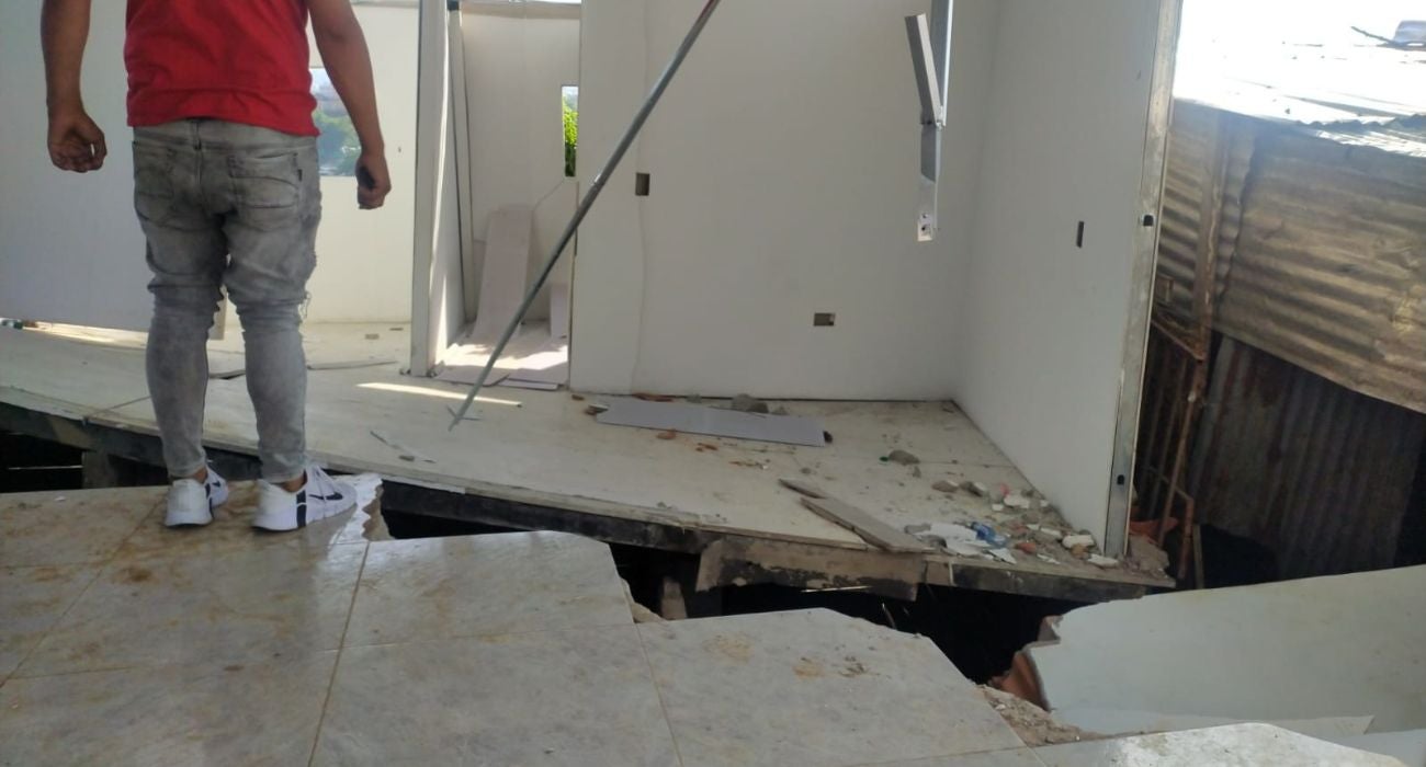 Deslizamientos en barrios de Bucaramanga