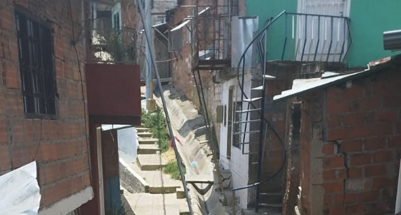 Deslizamientos en barrios de Bucaramanga