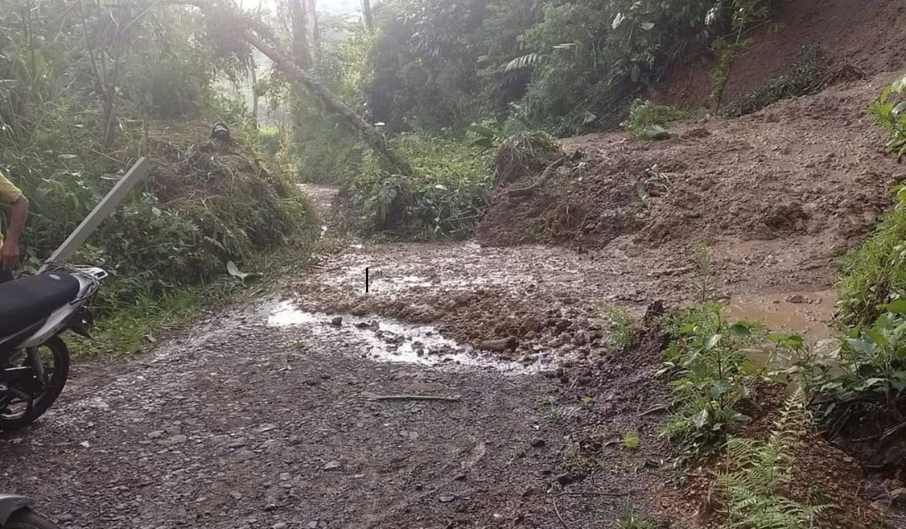 Derrumbes en Guadalupe, Santander