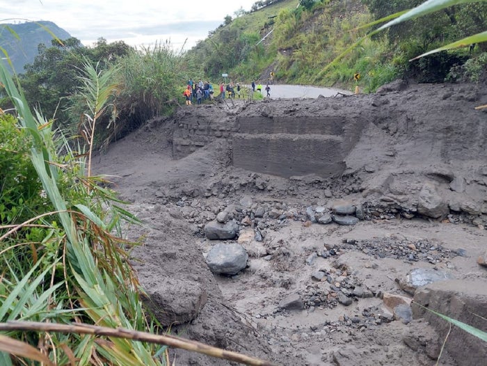 Caída de puente en la Troncal Central del Norte