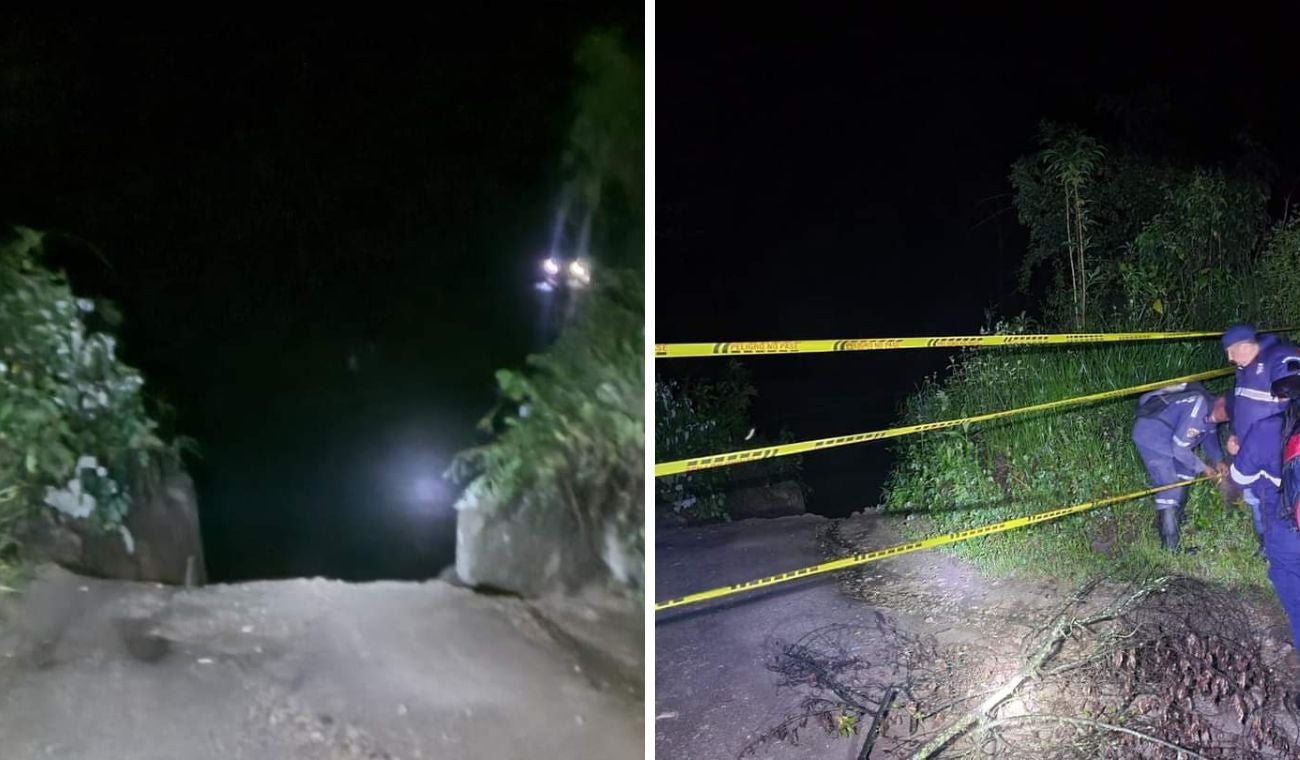 Avalancha destruyó tres puentes en Santander