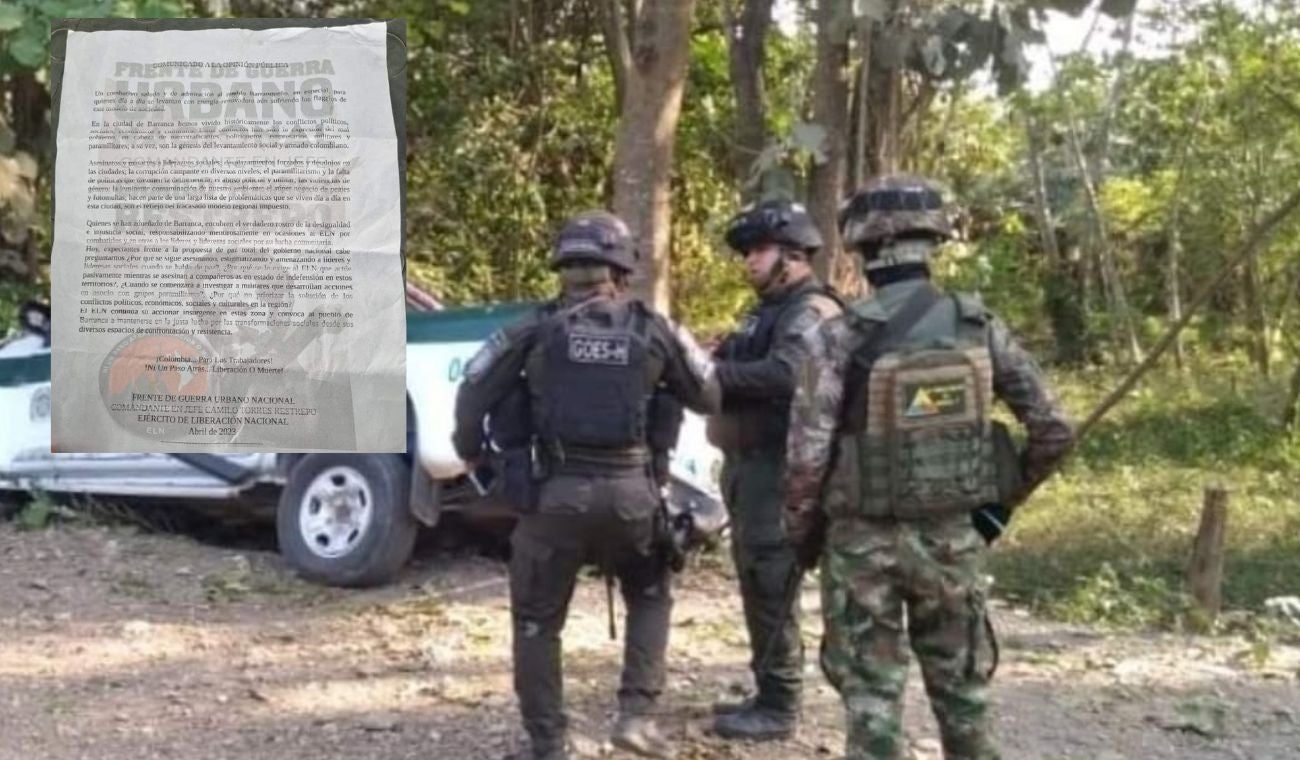 Amenazas del ELN en Barrancabermeja