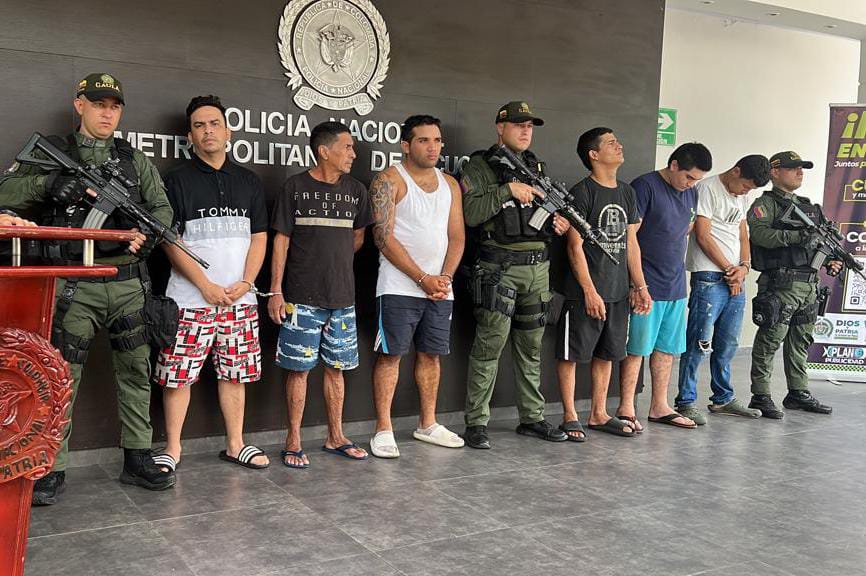 Capturados nueve delincuentes