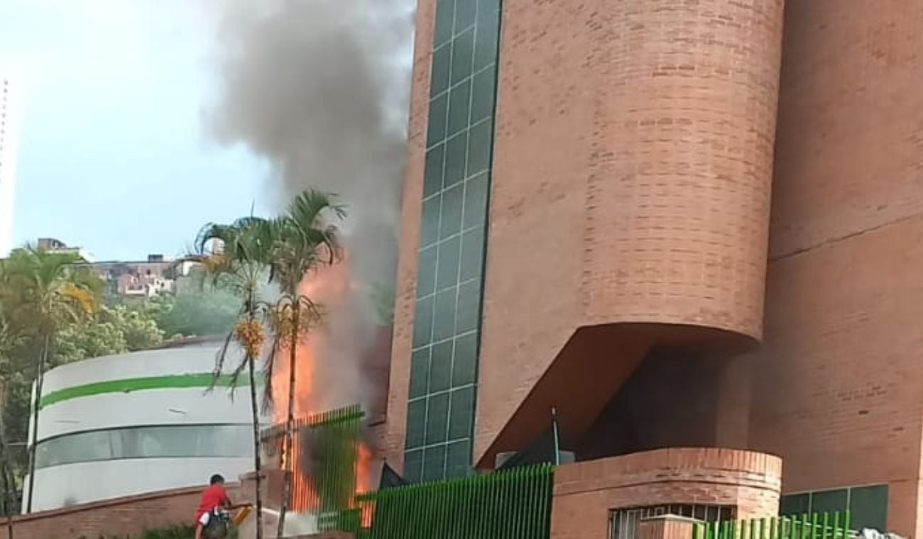 Incendio en un hospital de Bucaramanga